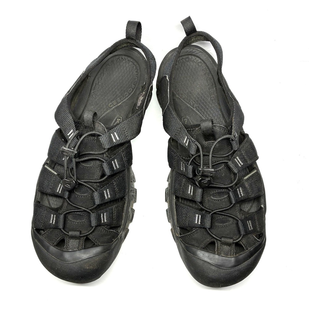KEEN Newport H2 Black Waterproof Hybrid Sandal Water Shoes Mens 12 Trail Hiking - Picture 6 of 10